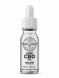 CBD Isolate Formula 60ml 2oz 750mg CBD strength
